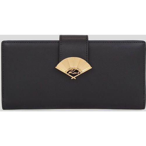 K/signature Fan Continental Wallet, Woman, , Size: One size - Karl Lagerfeld - Modalova