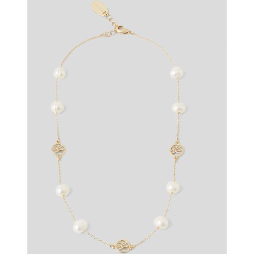 K/autograph Pearls Charm Necklace, Woman, , Size: One size - Karl Lagerfeld - Modalova