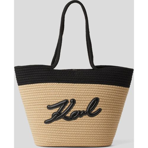 K/signature Beach Basket Bag, Woman, , Size: One size - Karl Lagerfeld - Modalova