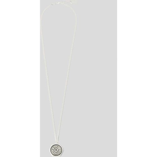 K/stamp Charm Necklace, Woman, , Size: One size - Karl Lagerfeld - Modalova