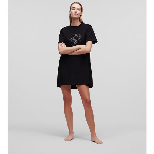 K/ikonik T-shirt Pajama Dress, Woman, /, Size: M - Karl Lagerfeld - Modalova