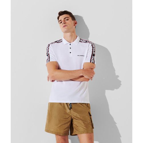 Karl Logo Beach Polo Shirt, Man, , Size: M - Karl Lagerfeld - Modalova