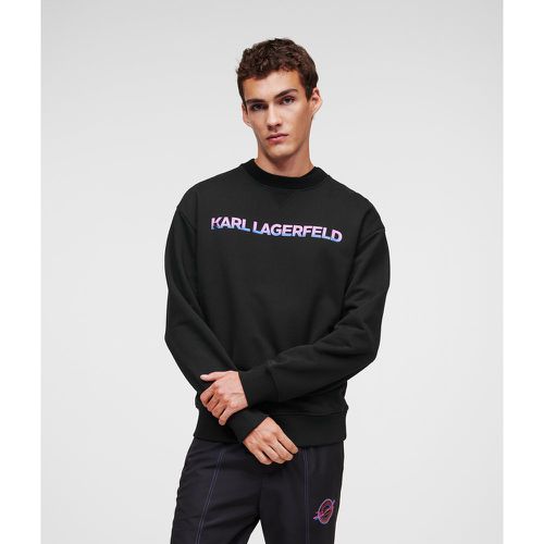Gradient Karl Logo Sweatshirt, Man, , Size: XS - Karl Lagerfeld - Modalova