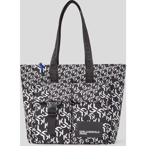 Klj Street Nylon Monogram Tote Bag, Woman, , Size: One size - Karl Lagerfeld - Modalova