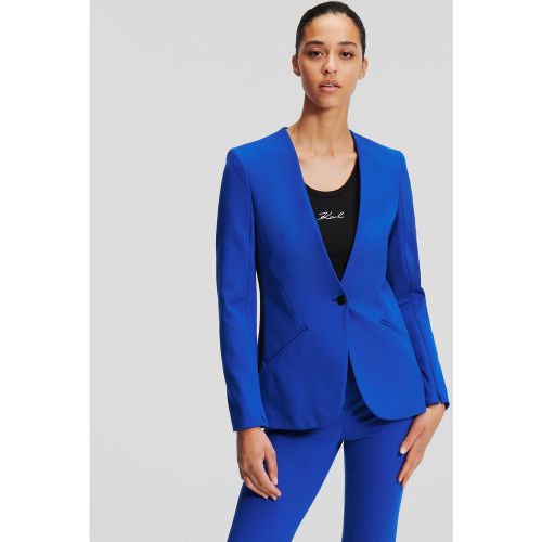 Blazer En Punto Sans Col, , , Taille: 34 - Karl Lagerfeld - Modalova
