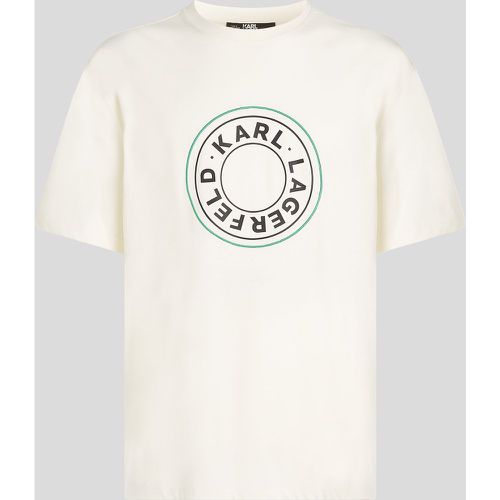 Circle Logo T-shirt, Man, , Size: L - Karl Lagerfeld - Modalova