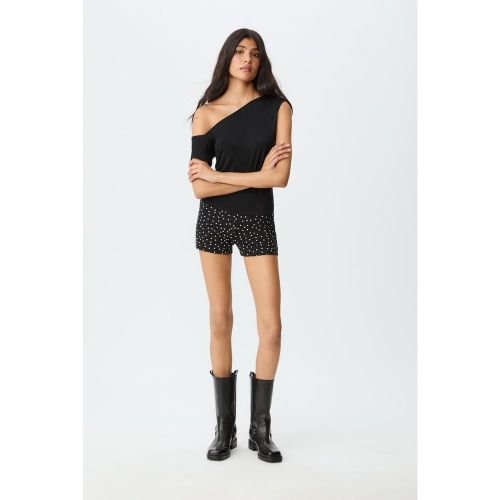 T-shirt col asymétrique XS - Stradivarius - Modalova