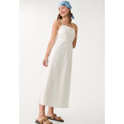 Robe midi brodée XS - Stradivarius - Modalova