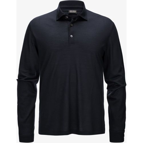 Zegna - Langarm-Polo | Herren (50) - Zegna - Modalova