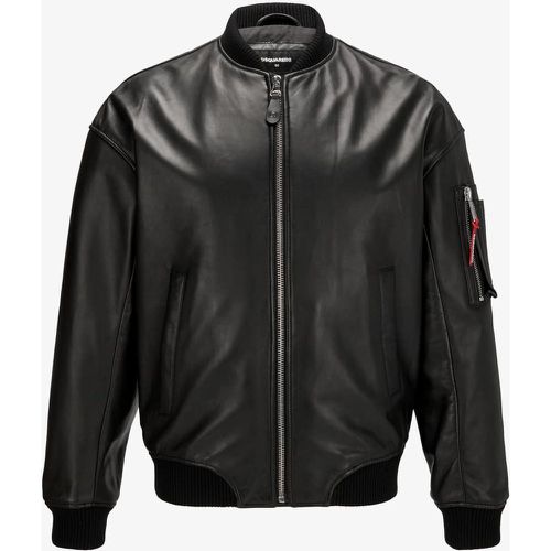 Lederjacke | Herren (48) - Dsquared2 - Modalova