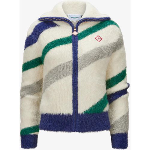 Striped Fluffy Strickjacke | Damen (L;M;S) - Casablanca - Modalova