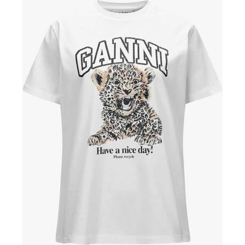 Ganni - T-Shirt | Damen (L) - Ganni - Modalova