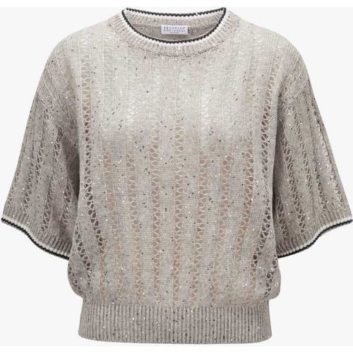 Leinen-Strickshirt | Damen (L) - BRUNELLO CUCINELLI - Modalova