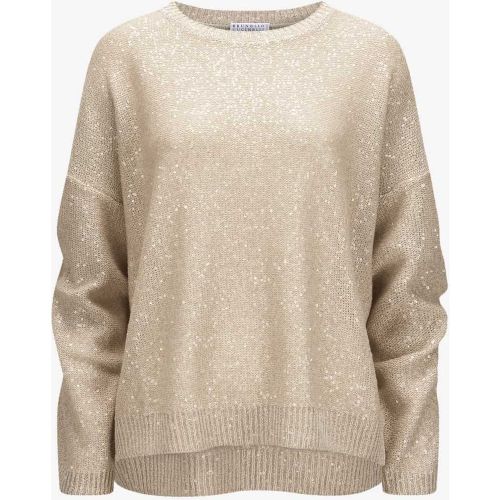 Leinen-Cashmere-Pullover | Damen (M;S;XS) - BRUNELLO CUCINELLI - Modalova