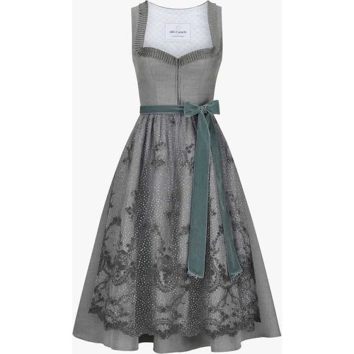 X LODENFREY Midi-Dirndl mit Spitzenschürze | Damen (32) - Silk & Pearls - Modalova