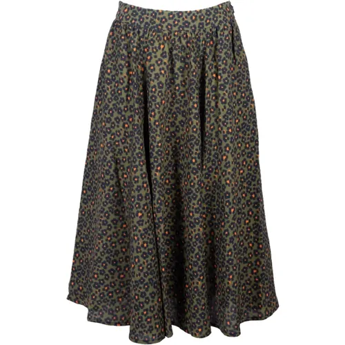 Printed Midi Skirt , female, Sizes: S, M - Kenzo - Modalova