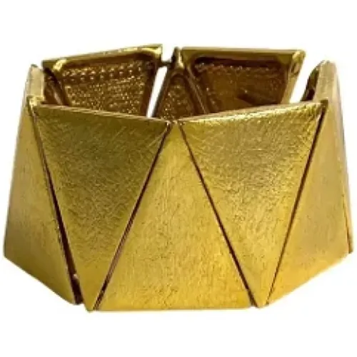 Pre-owned Gold bracelets , female, Sizes: ONE SIZE - Yves Saint Laurent Vintage - Modalova