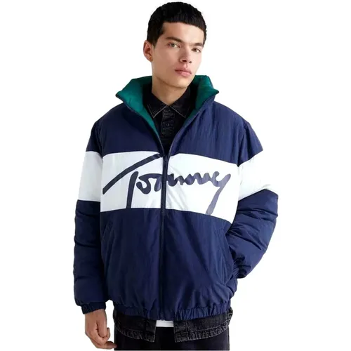 Reversible Relaxed Padded Puffe Jacket - Tommy Jeans - Modalova