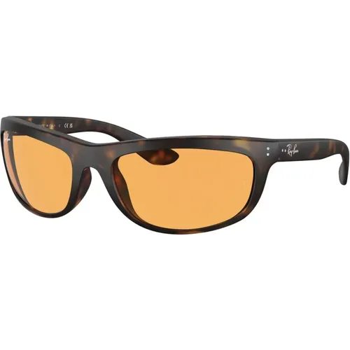 Balorama Sunglasses with Orange Lenses , unisex, Sizes: 62 MM - Ray-Ban - Modalova