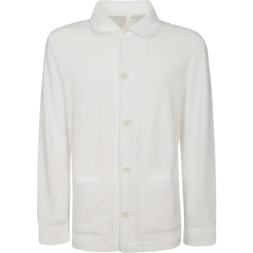 Cotton Long-Sleeve Jacket , male, Sizes: L, S, XL, M - 04651/ A trip in a bag - Modalova