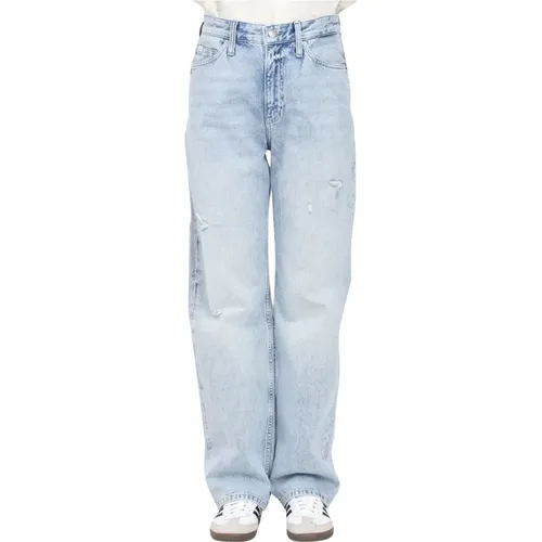 High Rise Relaxed Denim Jeans , Damen, Größe: W25 - Calvin Klein Jeans - Modalova