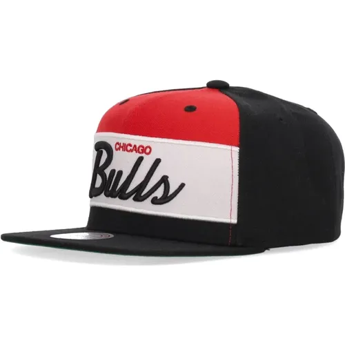 Chicago Bulls Retro Snapback Cap , male, Sizes: ONE SIZE - Mitchell & Ness - Modalova