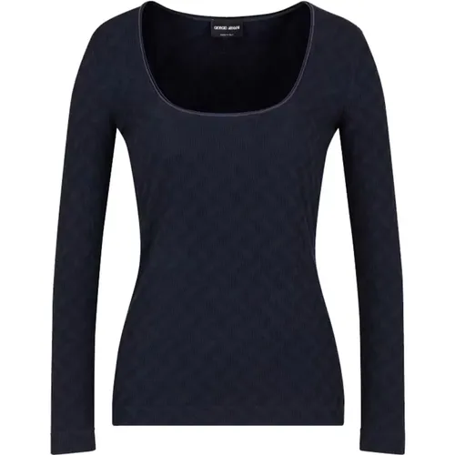 Stylischer Pullover für Männer , Damen, Größe: L - Giorgio Armani - Modalova