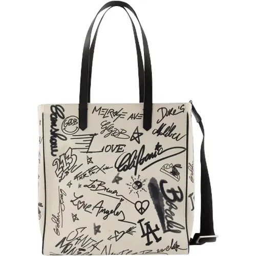 Canvas totes , female, Sizes: ONE SIZE - Golden Goose - Modalova