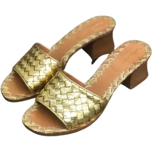 Pre-owned Leder sandals - Bottega Veneta Vintage - Modalova