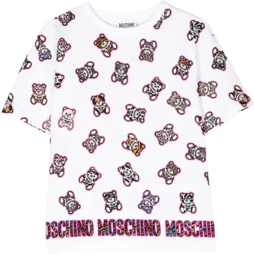 Animalier Maxi T-Shirt Moschino - Moschino - Modalova