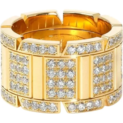 Pre-owned Gold rings , female, Sizes: ONE SIZE - Cartier Vintage - Modalova