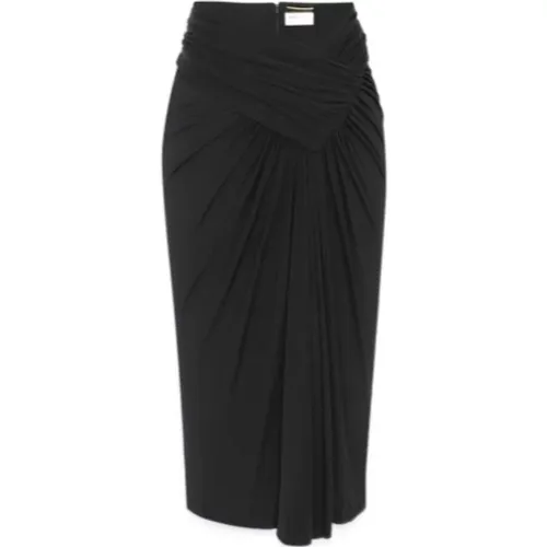 Midi Skirts , female, Sizes: L, M - Saint Laurent - Modalova