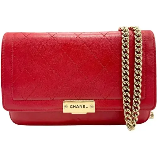 Pre-owned Leather wallets , female, Sizes: ONE SIZE - Chanel Vintage - Modalova