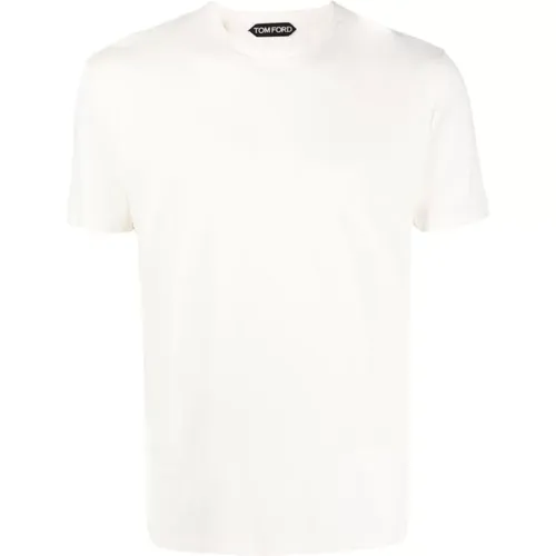 Cloud Rundhals T-Shirt , Herren, Größe: 4XL - Tom Ford - Modalova
