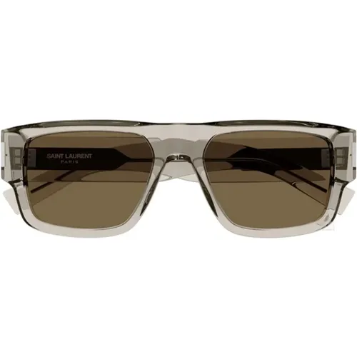 Modern Rectangular Sunglasses New Wave , male, Sizes: 55 MM - Saint Laurent - Modalova