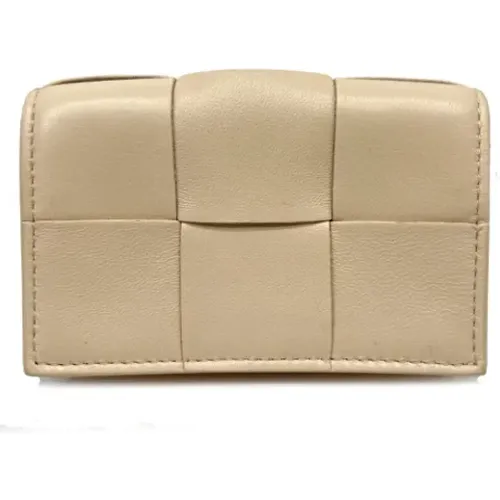 Pre-owned Leather wallets , female, Sizes: ONE SIZE - Bottega Veneta Vintage - Modalova