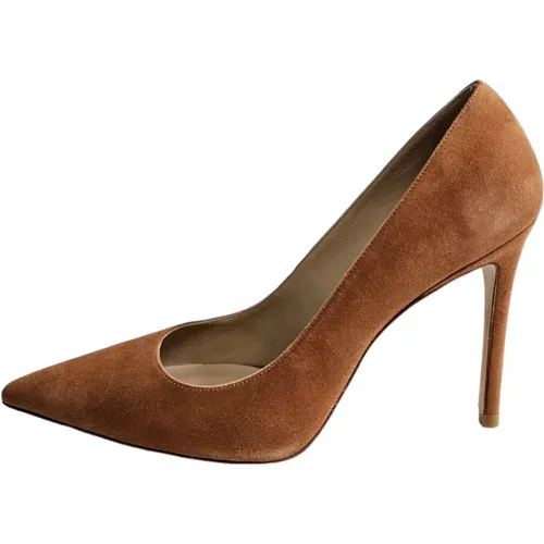 Nougat Suede Stiletto Pumps , female, Sizes: 3 UK - Stuart Weitzman - Modalova