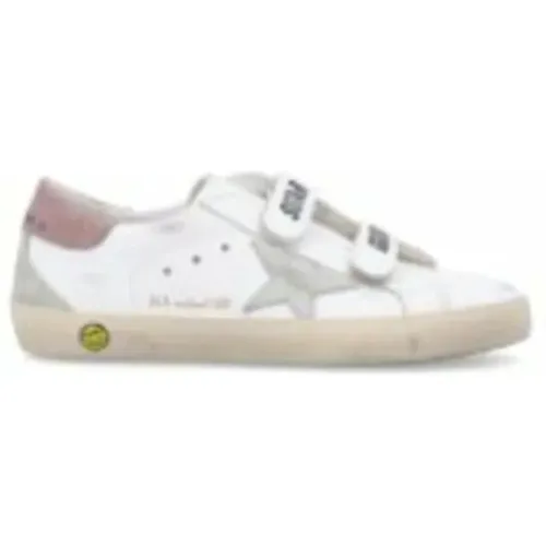 Kinder Leder Sneakers mit Sternenmuster - Golden Goose - Modalova