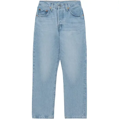 Levi's, Hellblaue High-Waist-Jeans , Damen, Größe: W24 - Levis - Modalova