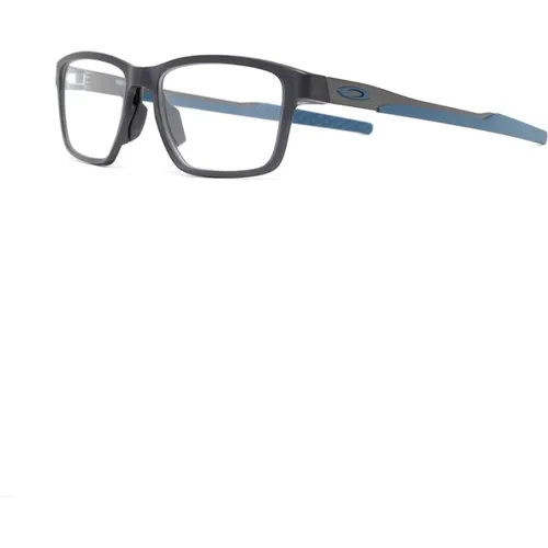 Graue Optische Brille, vielseitig und stilvoll , unisex, Größe: 55 MM - Oakley - Modalova