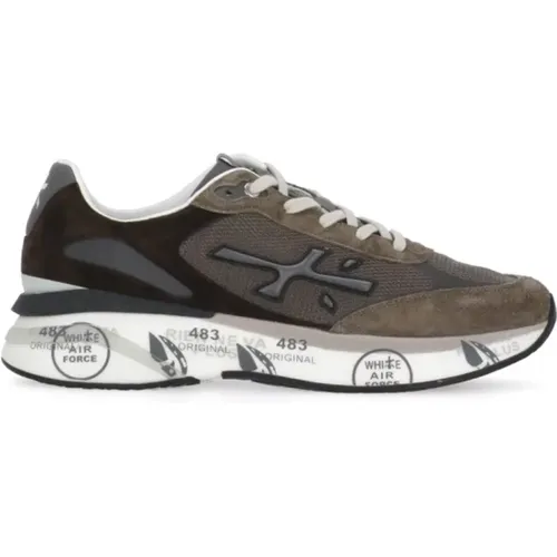 Suede Leather Sneakers with Logo , male, Sizes: 8 UK, 9 UK, 6 UK, 10 UK, 7 UK - Premiata - Modalova