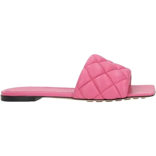 Matelassé Slide Sandals , female, Sizes: 3 1/2 UK - Bottega Veneta - Modalova