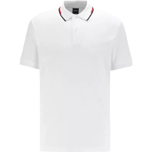 Gestreiftes Poloshirt mit Regular Fit - Hugo Boss - Modalova