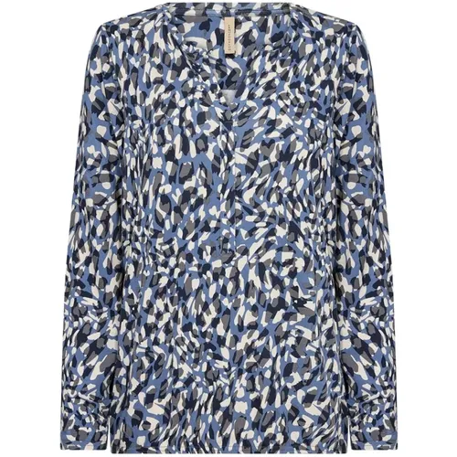 Felicity Blau Print Top Soyaconcept - Soyaconcept - Modalova