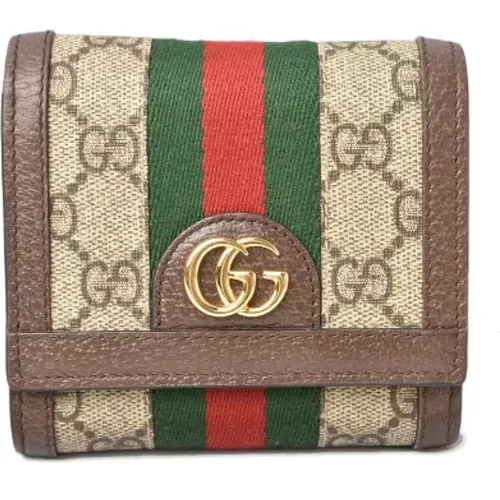 Pre-owned Leder portemonnaies - Gucci Vintage - Modalova