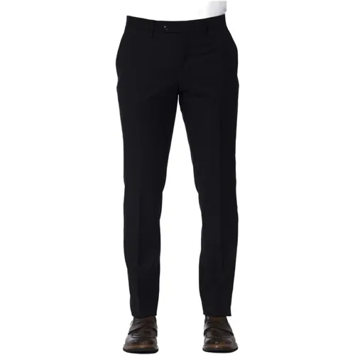 Stylish Pants with Button and Zipper , male, Sizes: 3XL, S, XS, L, 4XL - Trussardi - Modalova