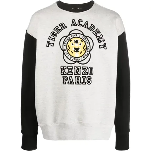 Logo-Print Sweatshirt , male, Sizes: L, M - Kenzo - Modalova