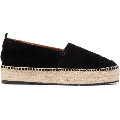 Skull Espadrilles in Leather , female, Sizes: 8 UK, 3 UK - Philipp Plein - Modalova