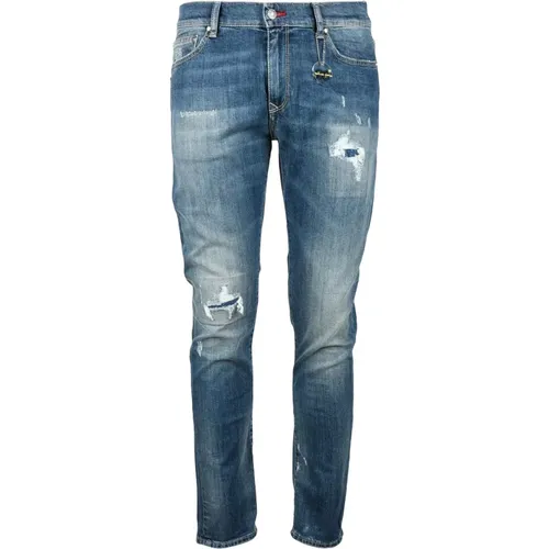 Jeans for Men , male, Sizes: W31, W30 - Daniele Alessandrini - Modalova