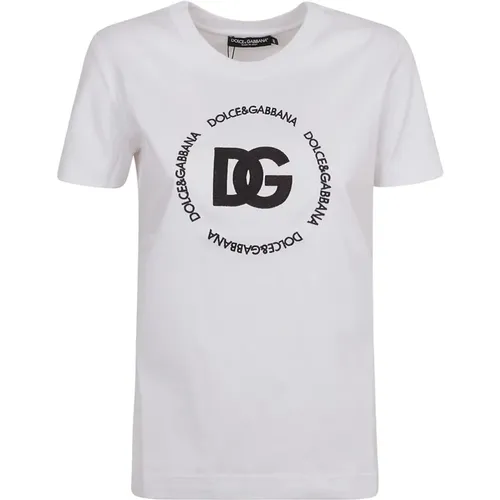 T-Shirts,Weiße T-Shirts und Polos von Dolce Gabbana - Dolce & Gabbana - Modalova